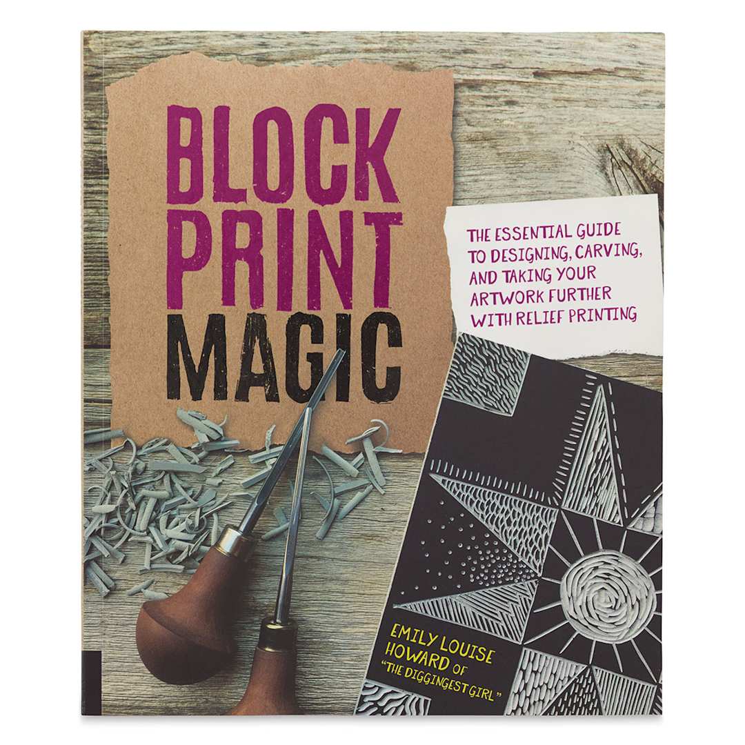 Open in modal - Block Print Magic - Front cover of book
