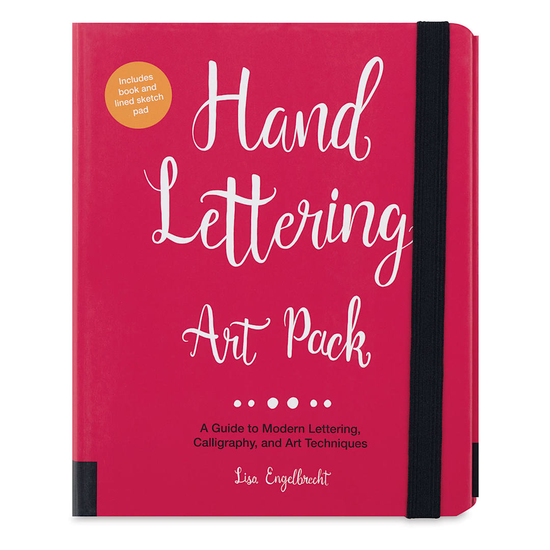 Open in modal - Hand Lettering Art Pack - Top view of cover of Art Pack