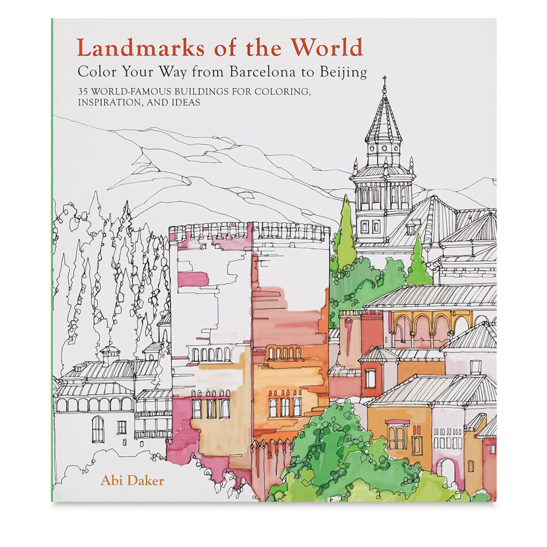 Open in modal - Landmarks of the World Coloring Book