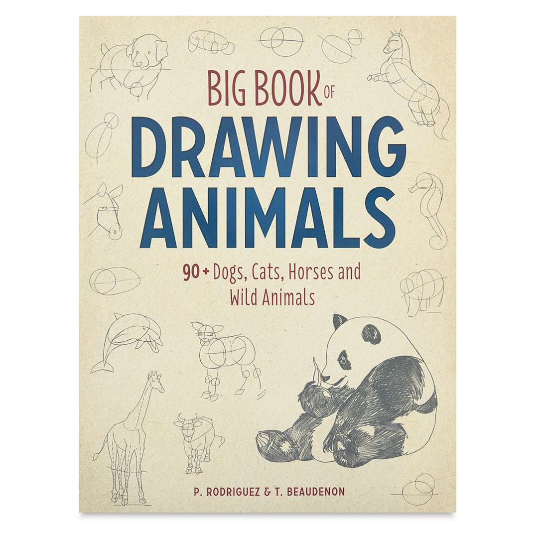 Open in modal - Big Book of Drawing Animals - Front Cover of book