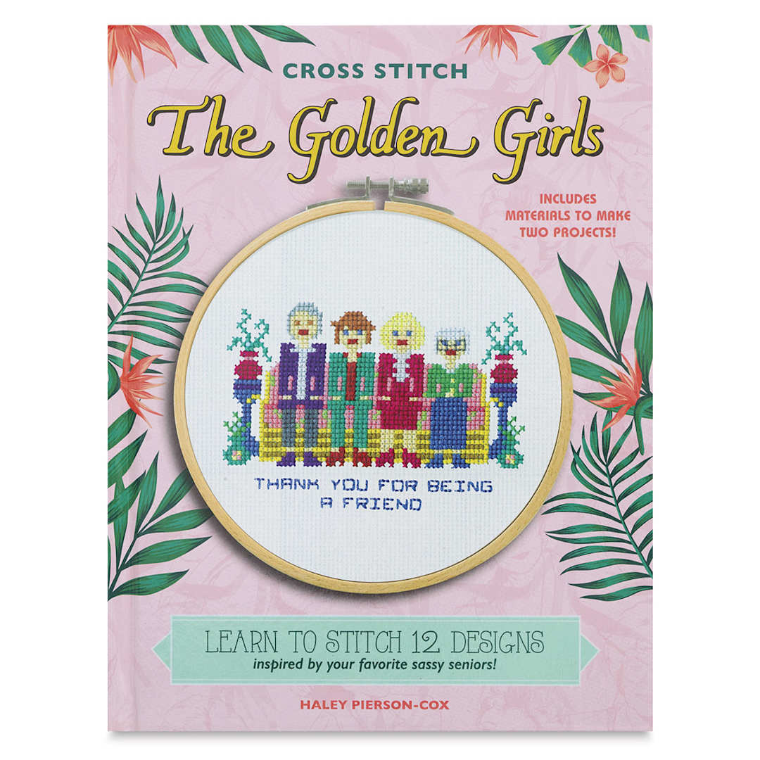 Open in modal - Cross Stitch The Golden Girls - Front of Instruction Book included in Kit