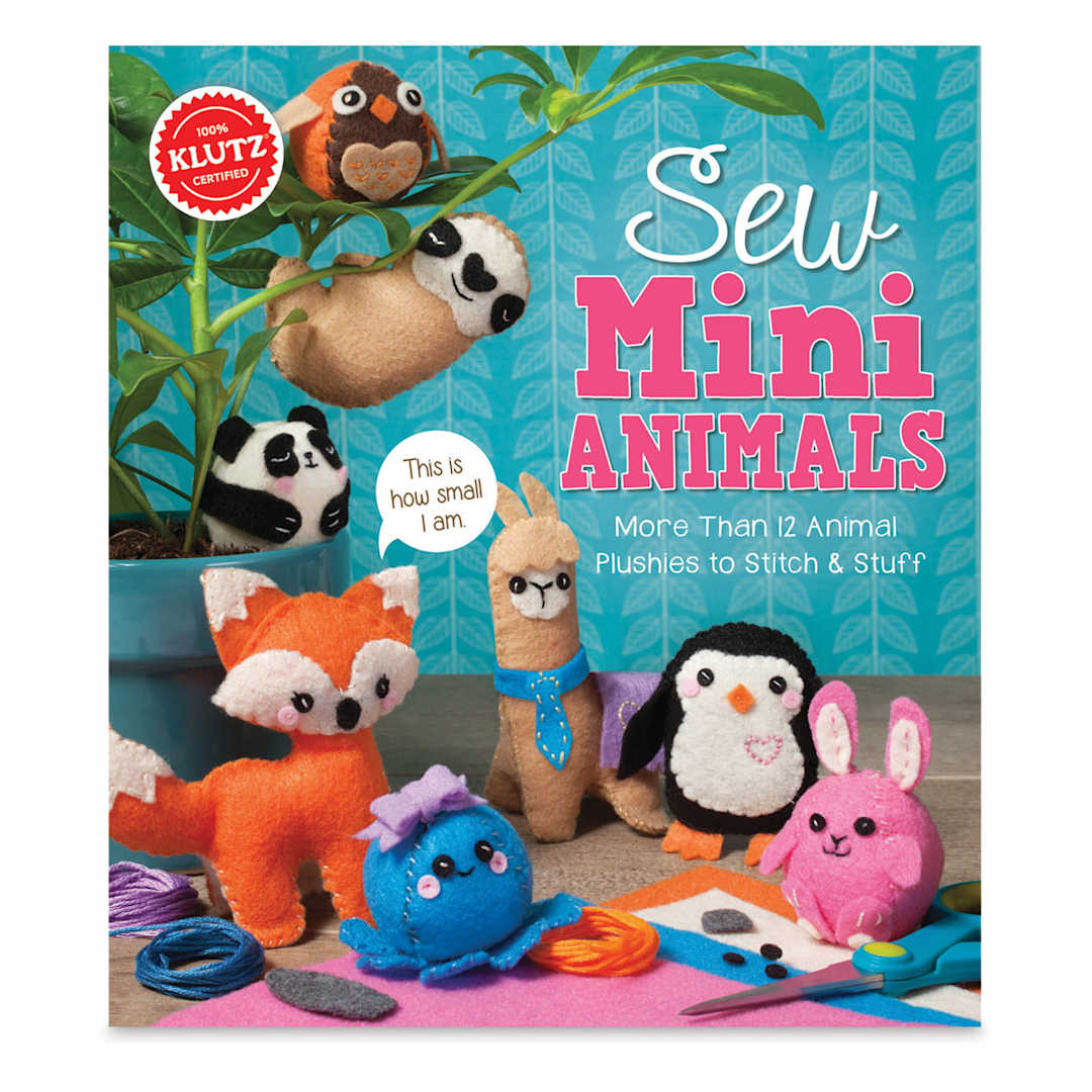 Open in modal - Klutz Sew Mini Animals - Front view of Craft Kit package