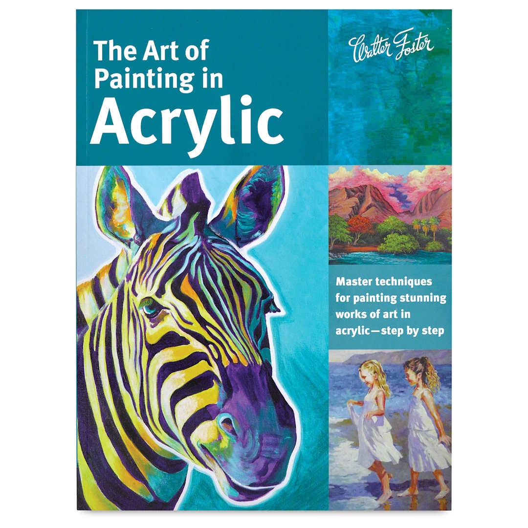 Open in modal - The Art of Painting in Acrylic - Front Cover of Book