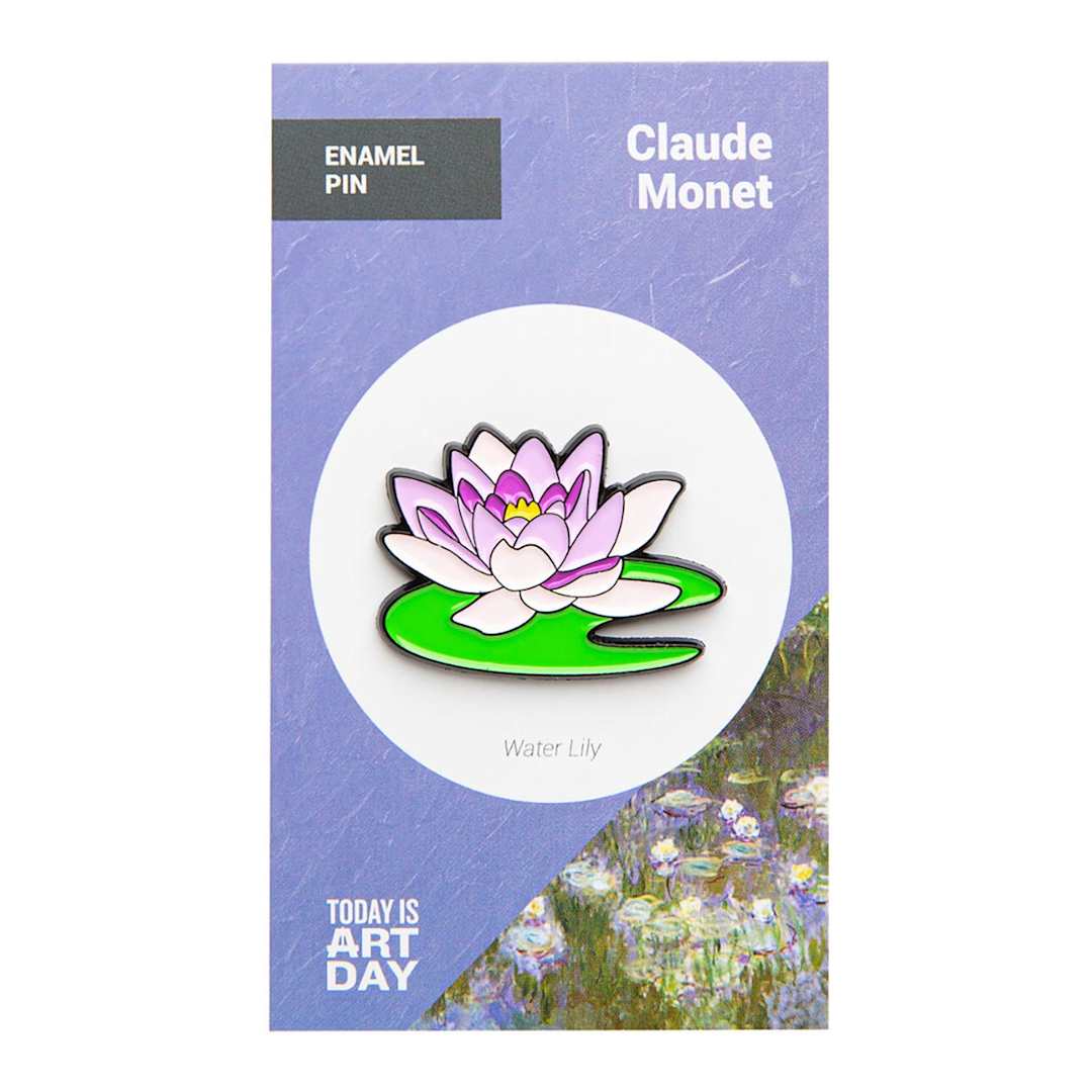 Open in modal - Art History Enamel Pins Water Lily - Monet