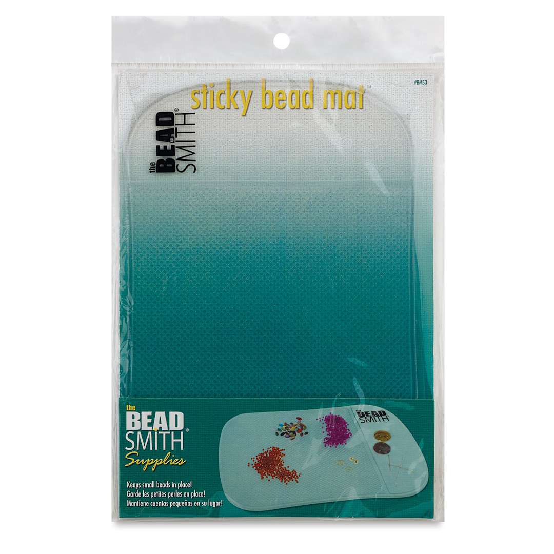 Open in modal - Beadsmith Sticky Bead Mat - Front of package of Clear Mat
