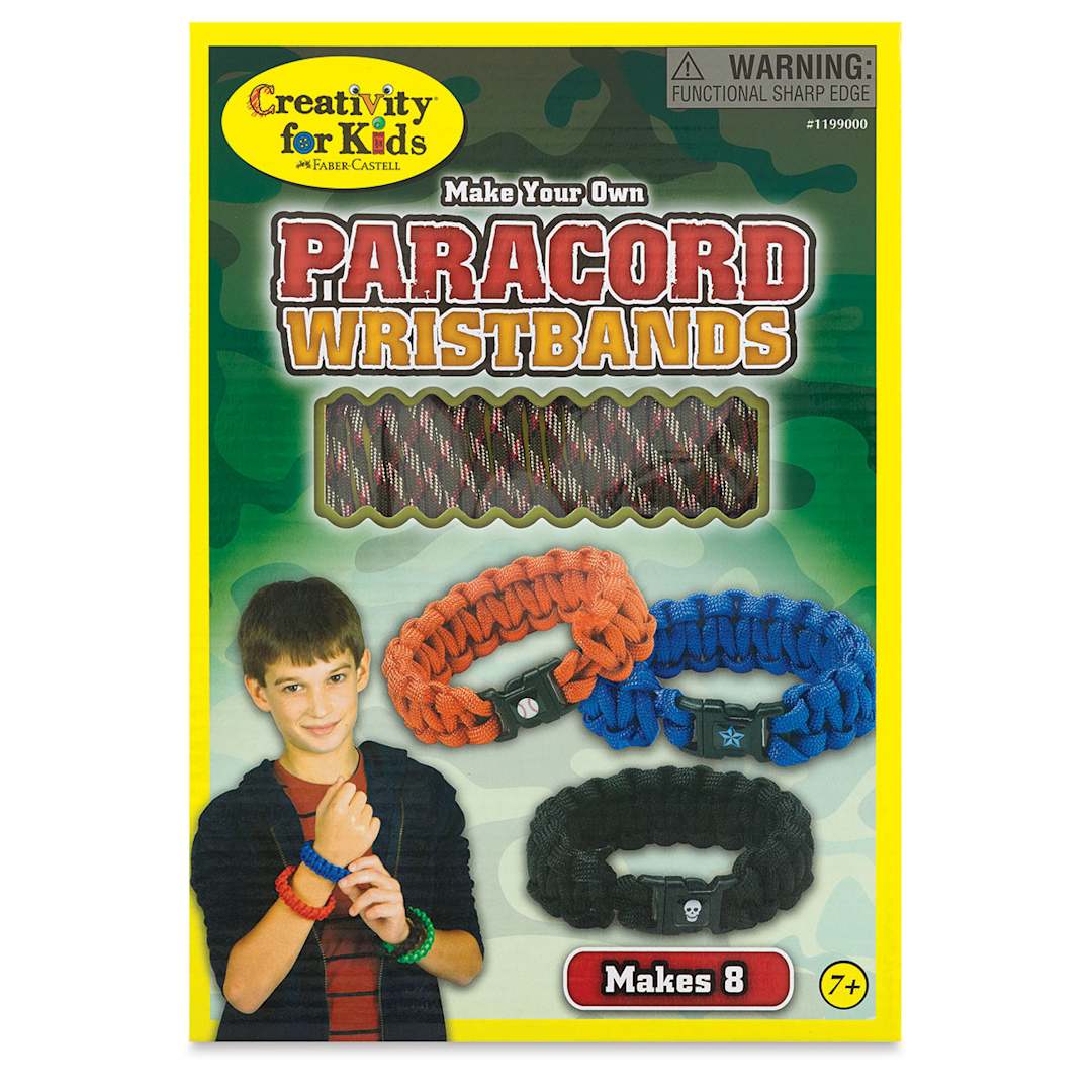 Open in modal - Creativity for Kids Paracord Kits - Front of Wristband package