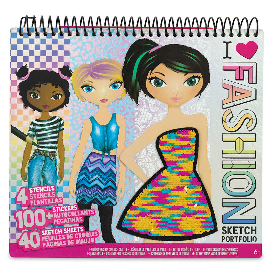 Open in modal - Fashion Angels Fashion Design Sketch Portfolio