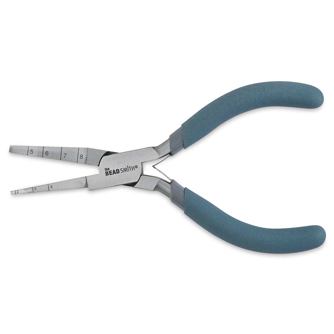 Open in modal - Beadsmith Looping Pliers - Side view of open Square Pliers