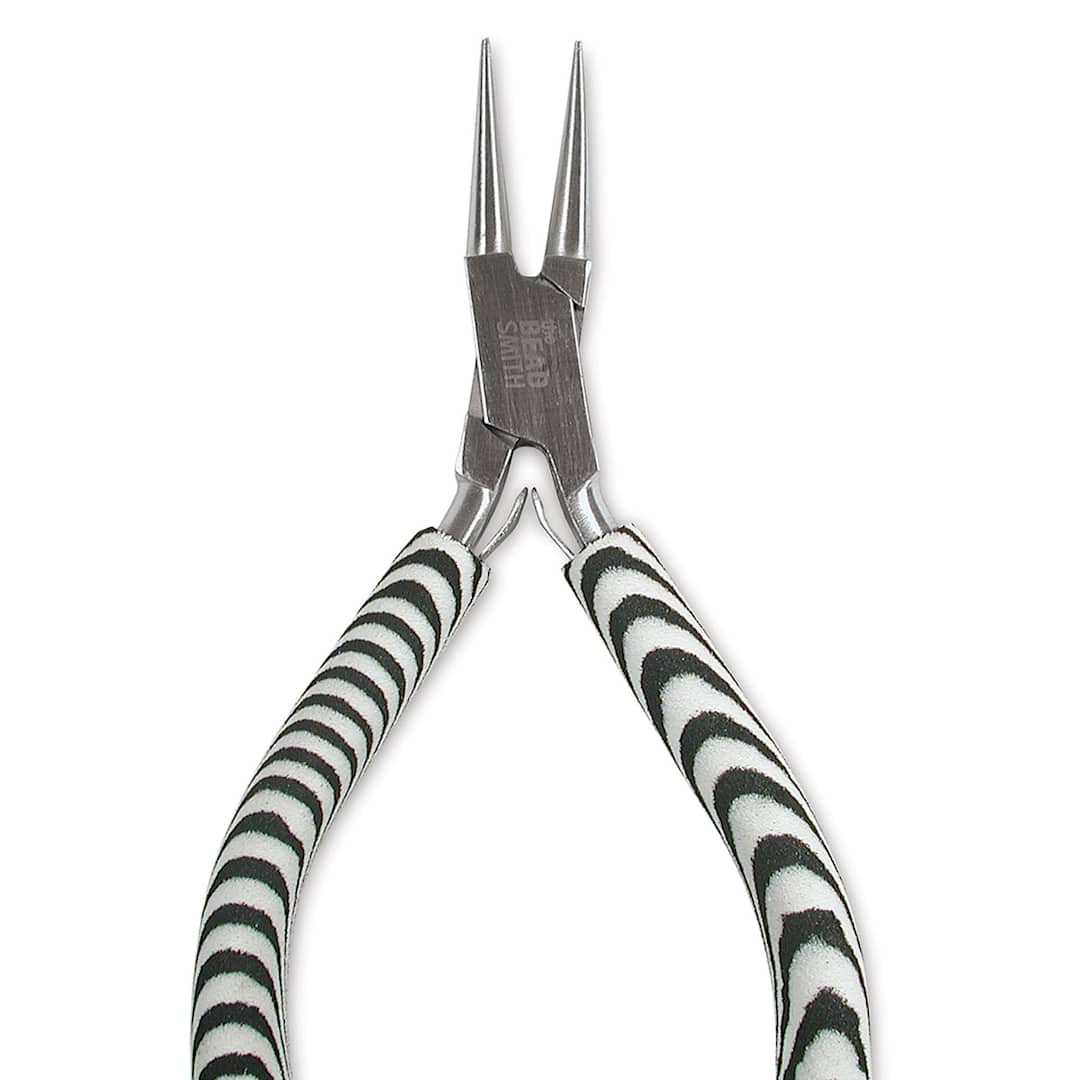 Open in modal - Beadsmith Zebra Round Nose Pliers