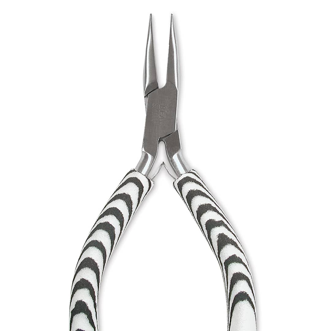 Open in modal - Beadsmith Zebra Bent Chain Nose Pliers