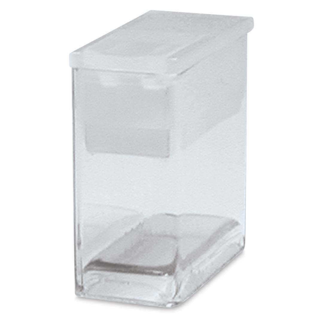 Open in modal - Beadsmith Bead Storage Boxes - Angled view of 1" tall Clear Box 