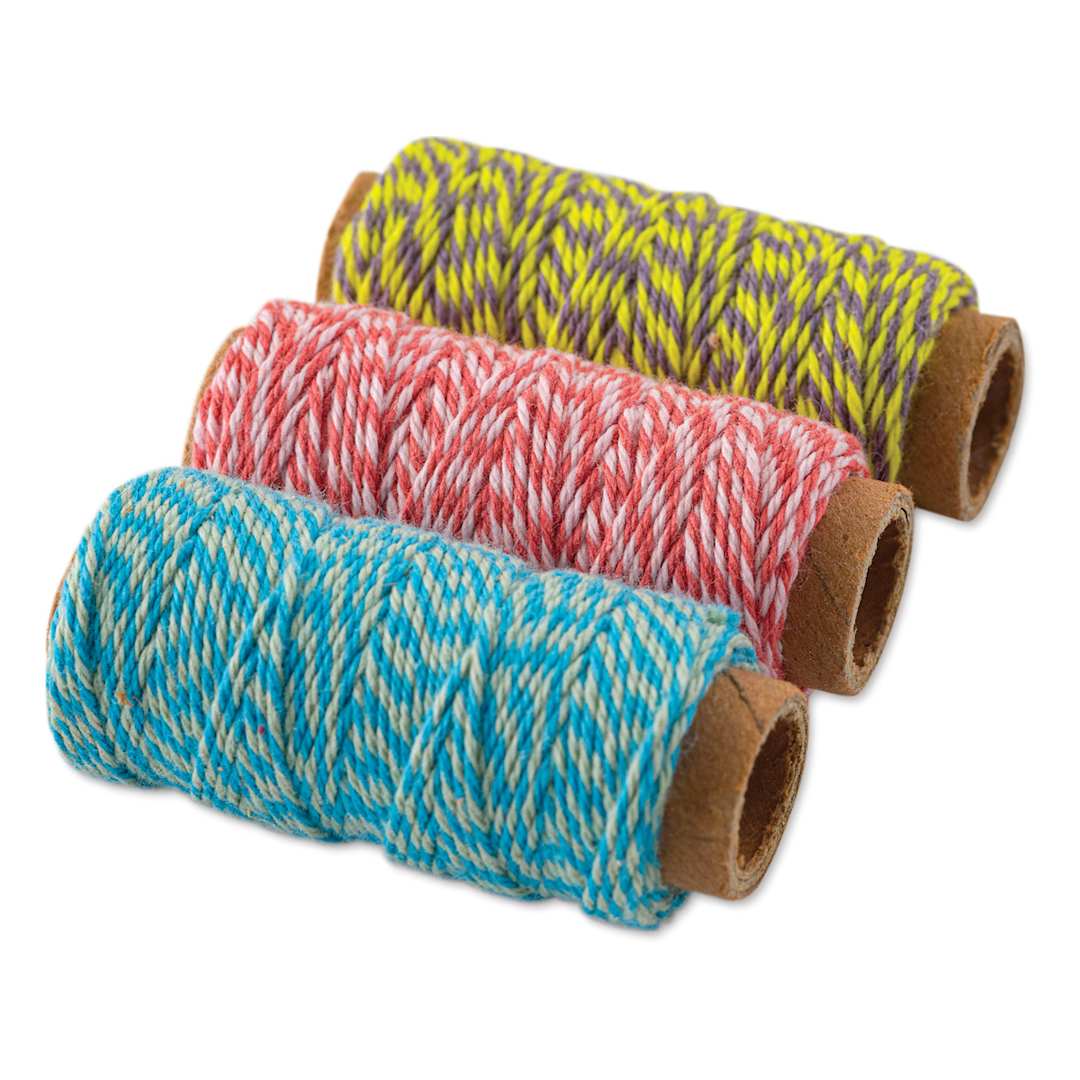 Open in modal - Hemptique Bakers Twine - Hula Hoop, Pkg of 3 (Out of packaging)