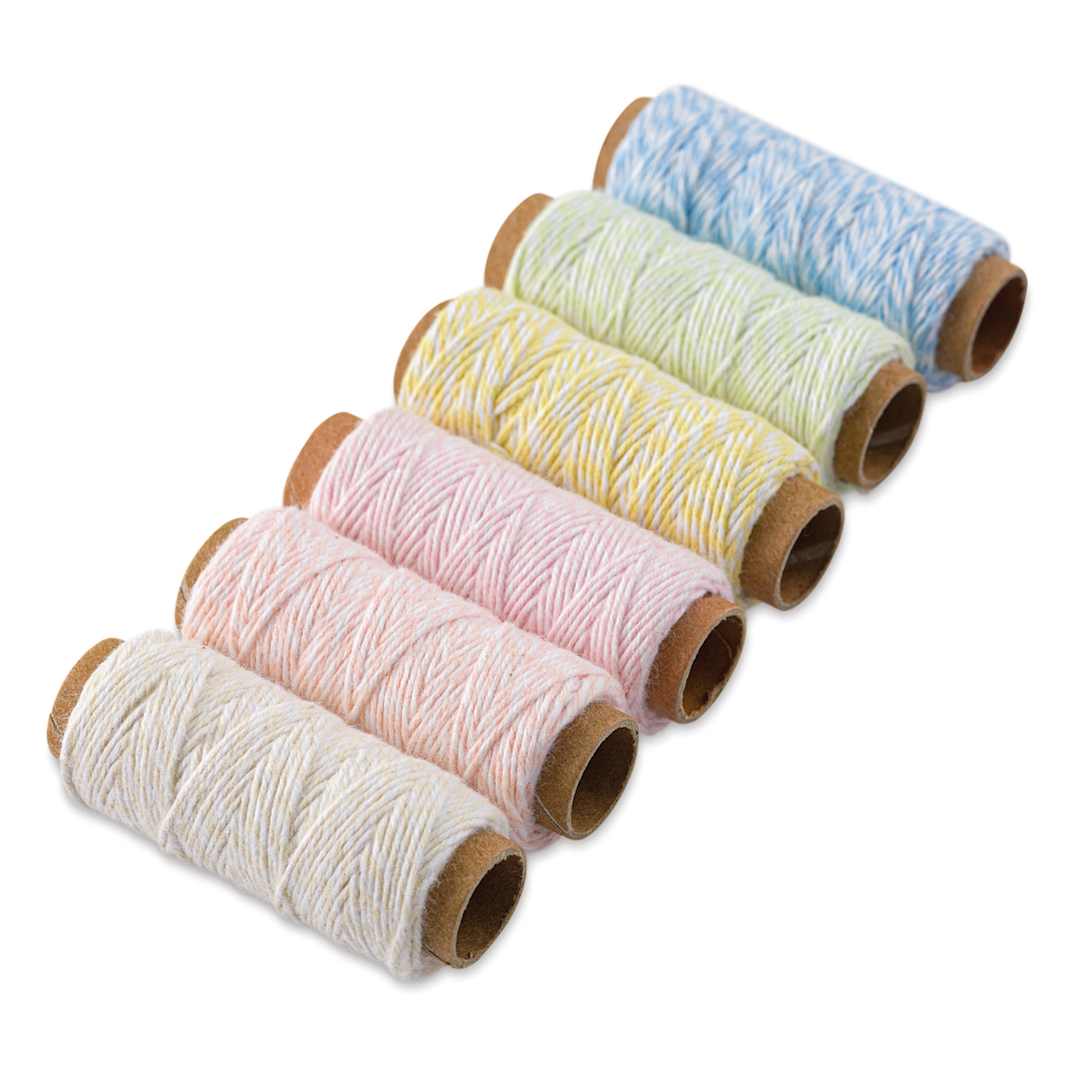 Open in modal - Hemptique Bakers Twine - Creamy Pastel, Pkg of 6 (Out of packaging)