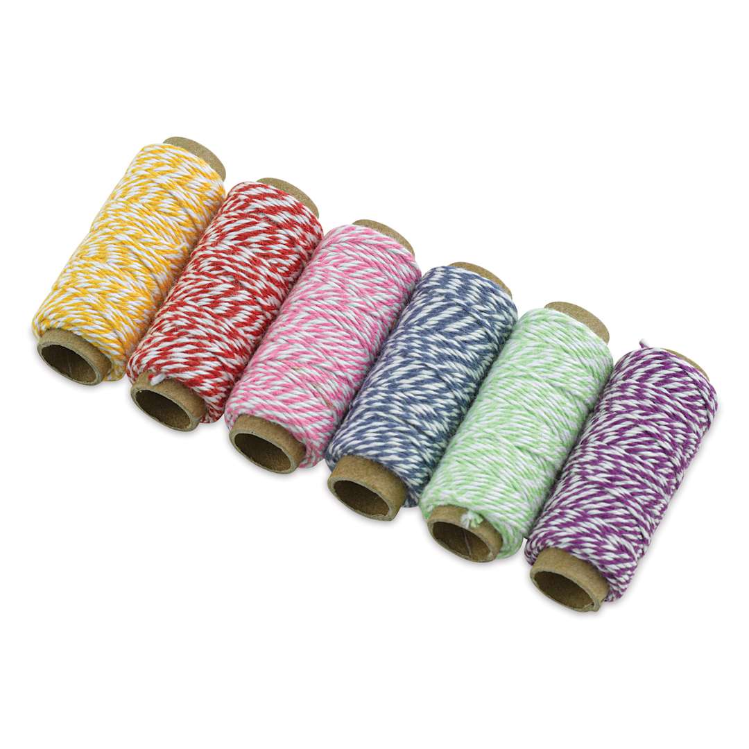 Open in modal - Hemptique Bakers Twine - Rainbow, Pkg of 6, outside of the packaging