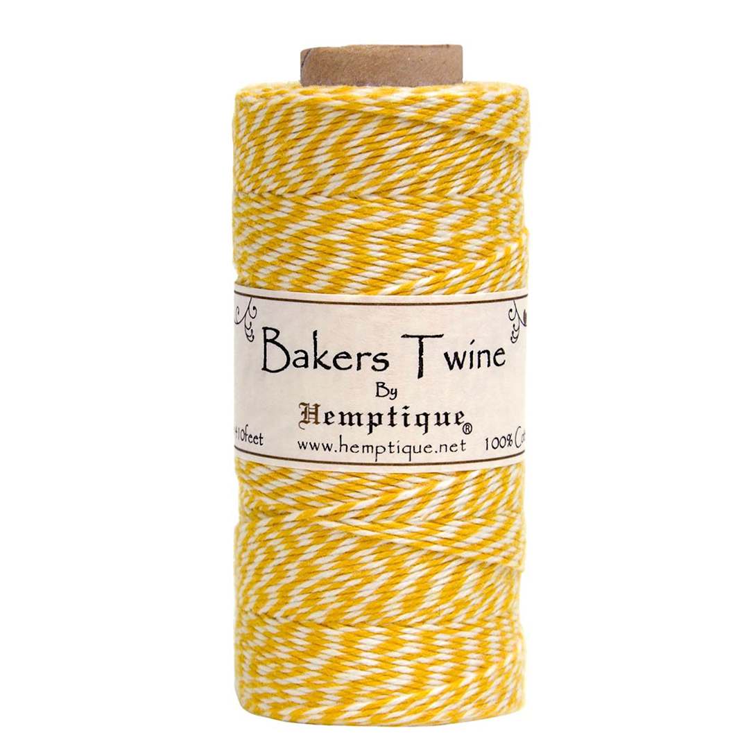 Open in modal - Bakers Twine Spools Yellow/White