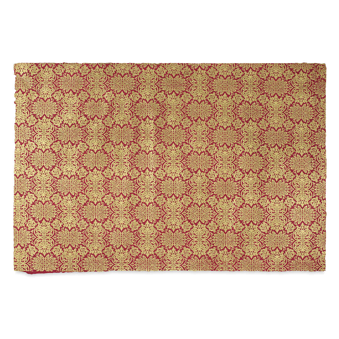 Open in modal - Lamali Decorative Paper - Mandchou, Red, 20" x 30"