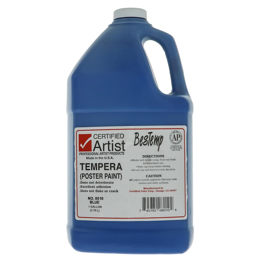 Open in modal - Bestemp Tempera Paint - Blue, Gallon