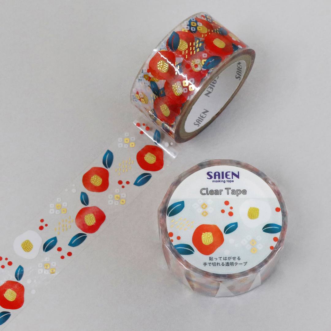 Open in modal - Saien Clear Tape, Camellia
