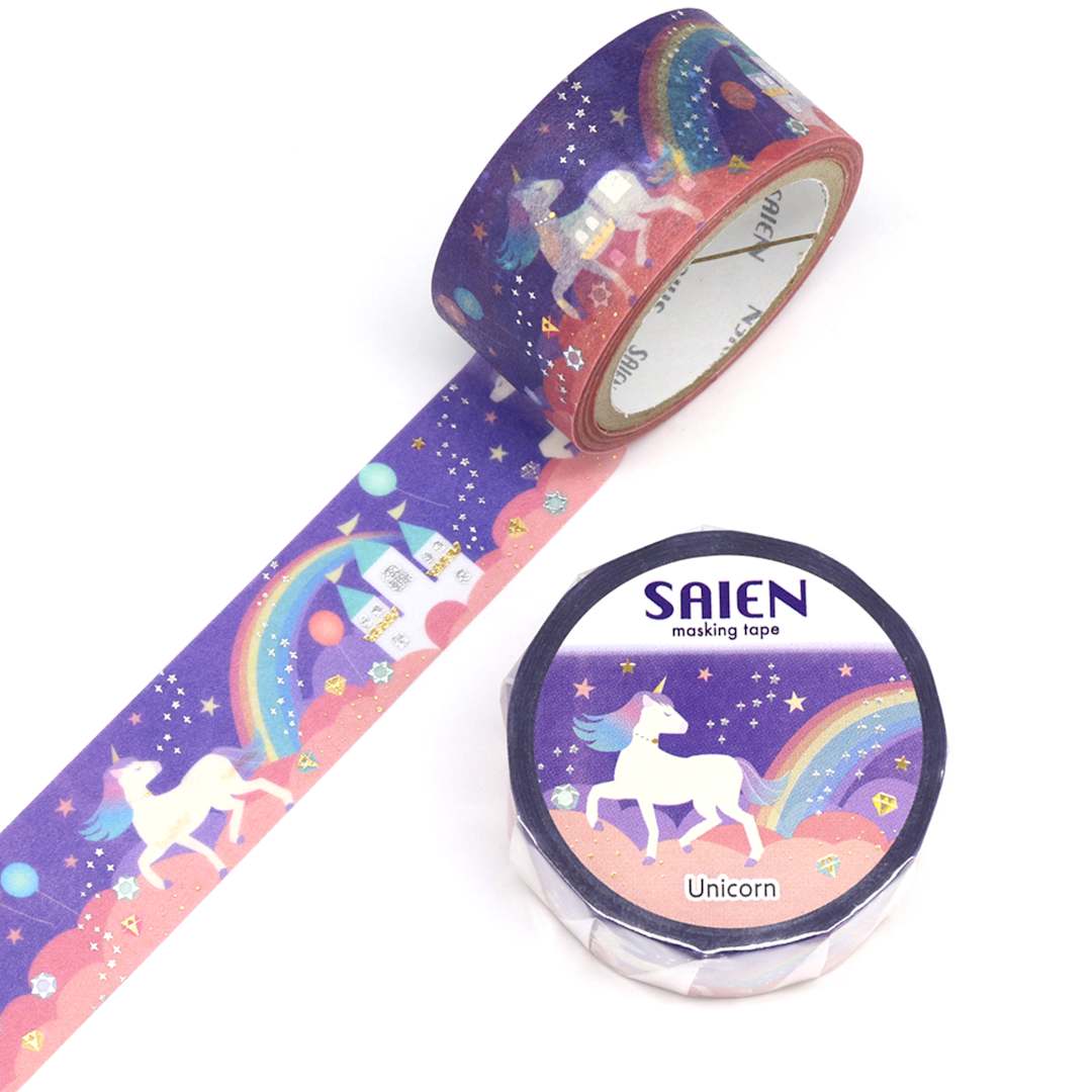 Open in modal - Saien Masking Tape, Unicorn