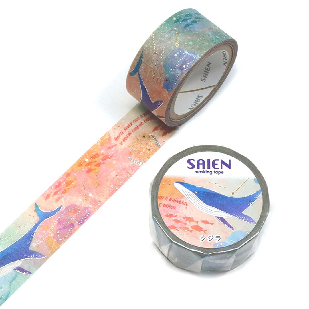 Open in modal - Saien Masking Tape, Whale