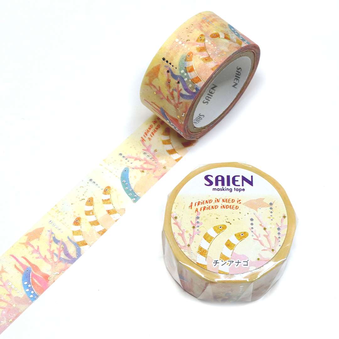 Open in modal - Saien Masking Tape, Spotted Garden Eel