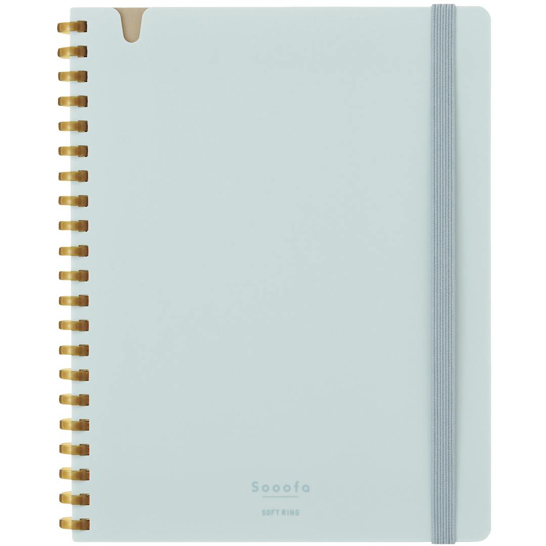 Open in modal - KOKUYO B6 Notebook, 80 Sheets, Light Blue, Grid