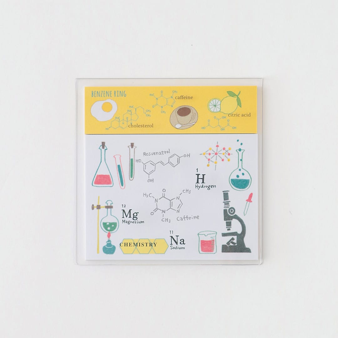 Open in modal - Green Flash Study Holic Sticky Notes, Chemistry