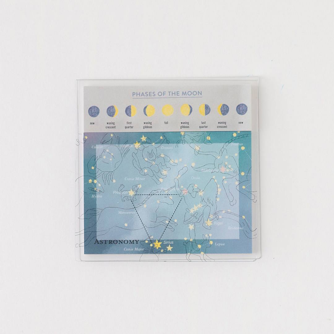 Open in modal - Green Flash Study Holic Sticky Notes, Astronomy