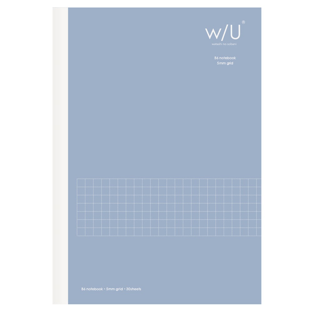 Open in modal - Nakabayashi B6 Vertical Notebook, Blue, 5.03" x 7.17"