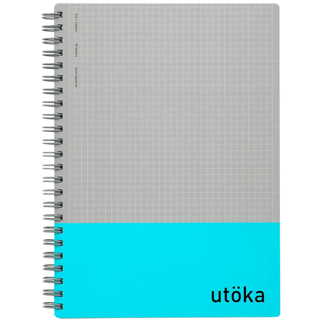 Open in modal - Maruman Utoka A5 Notebook, Light Blue
