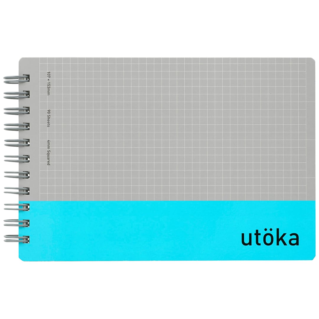 Open in modal - Maruman Utoka Compact Notebook, Light Blue