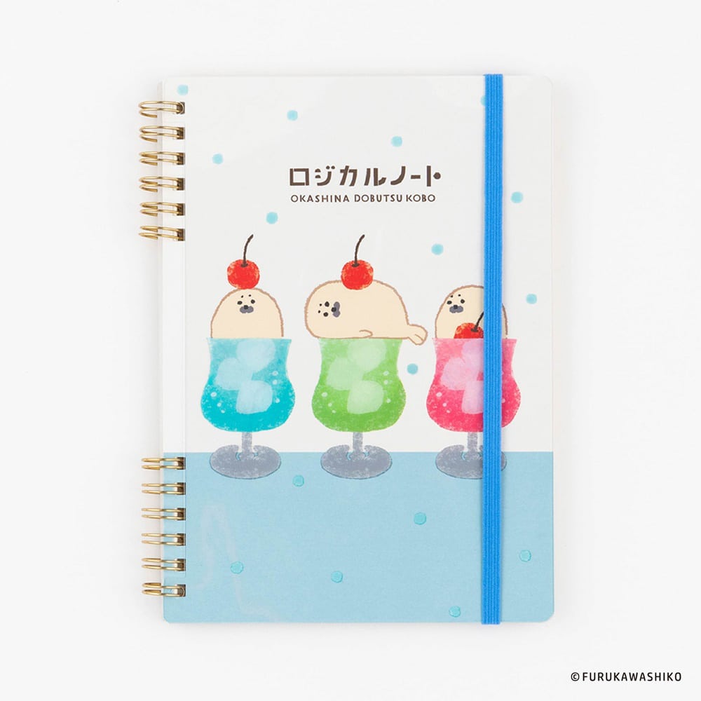 Open in modal - Nakabayashi Logical Spiral B6 Notebook, Cream Soda