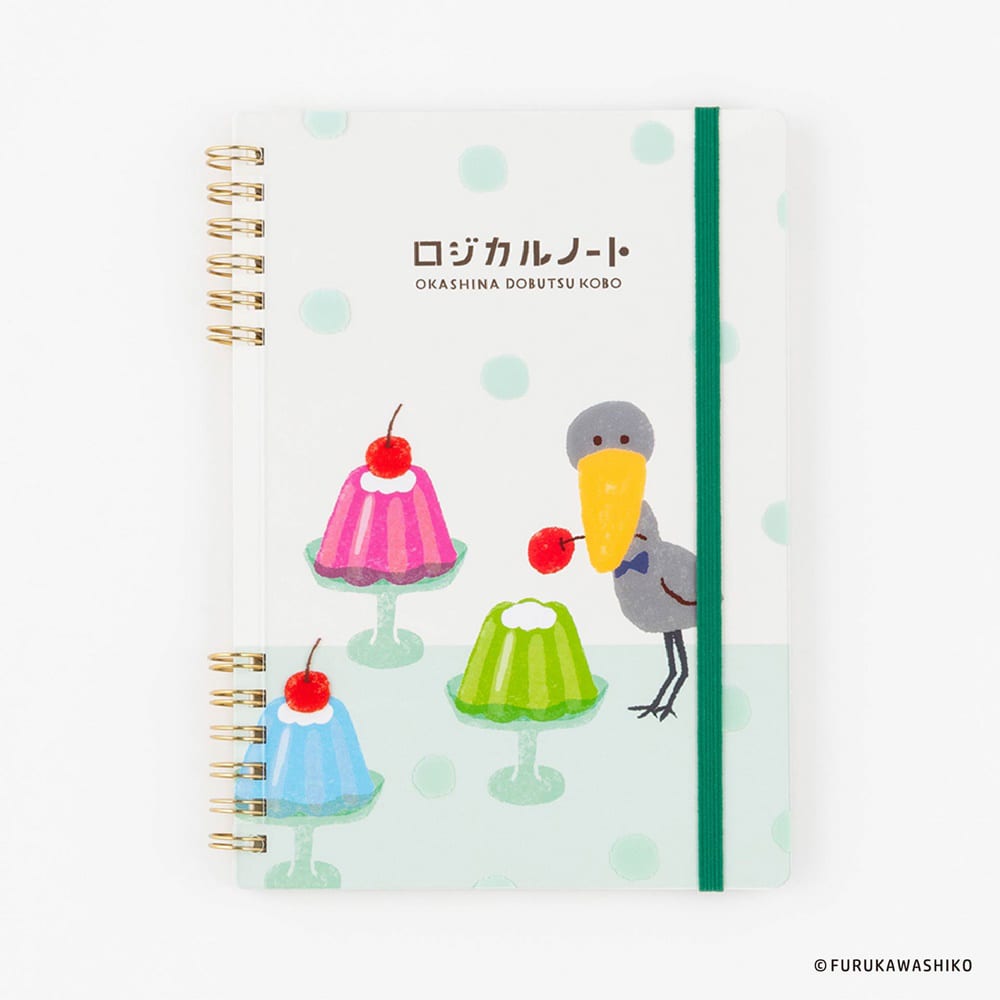 Open in modal - Nakabayashi Logical Spiral B6 Notebook, Gelly