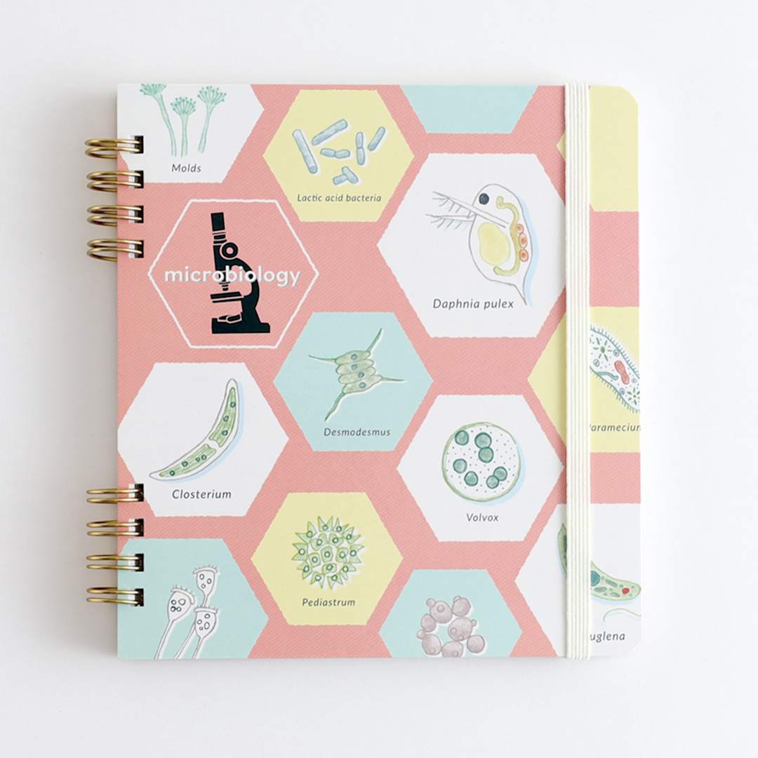 Open in modal - Green Flash Study Holic Sprial Notepad, Microbiology