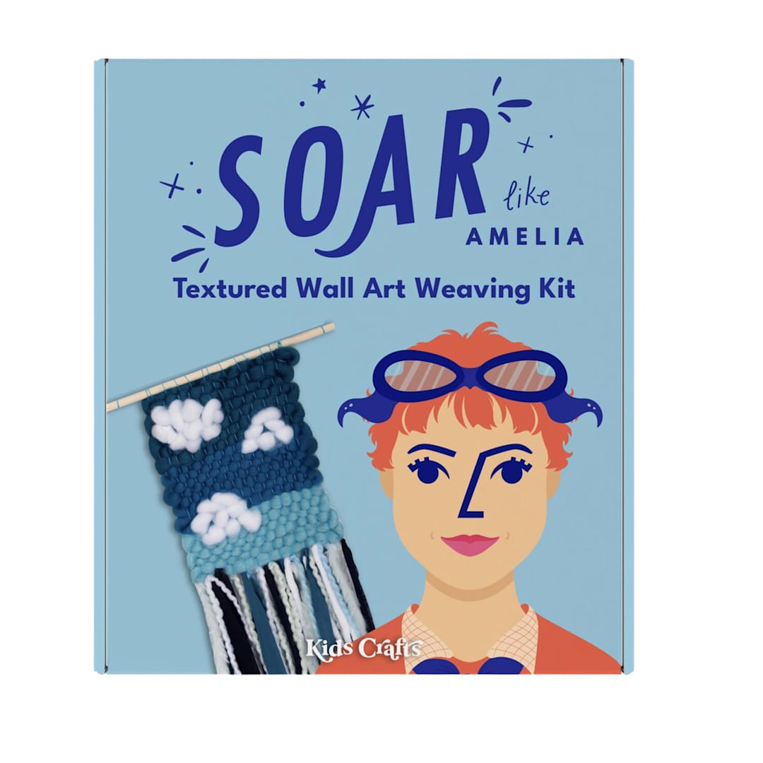 Open in modal - Kids Crafts Soar Like Amelia Weaving Loom Kit