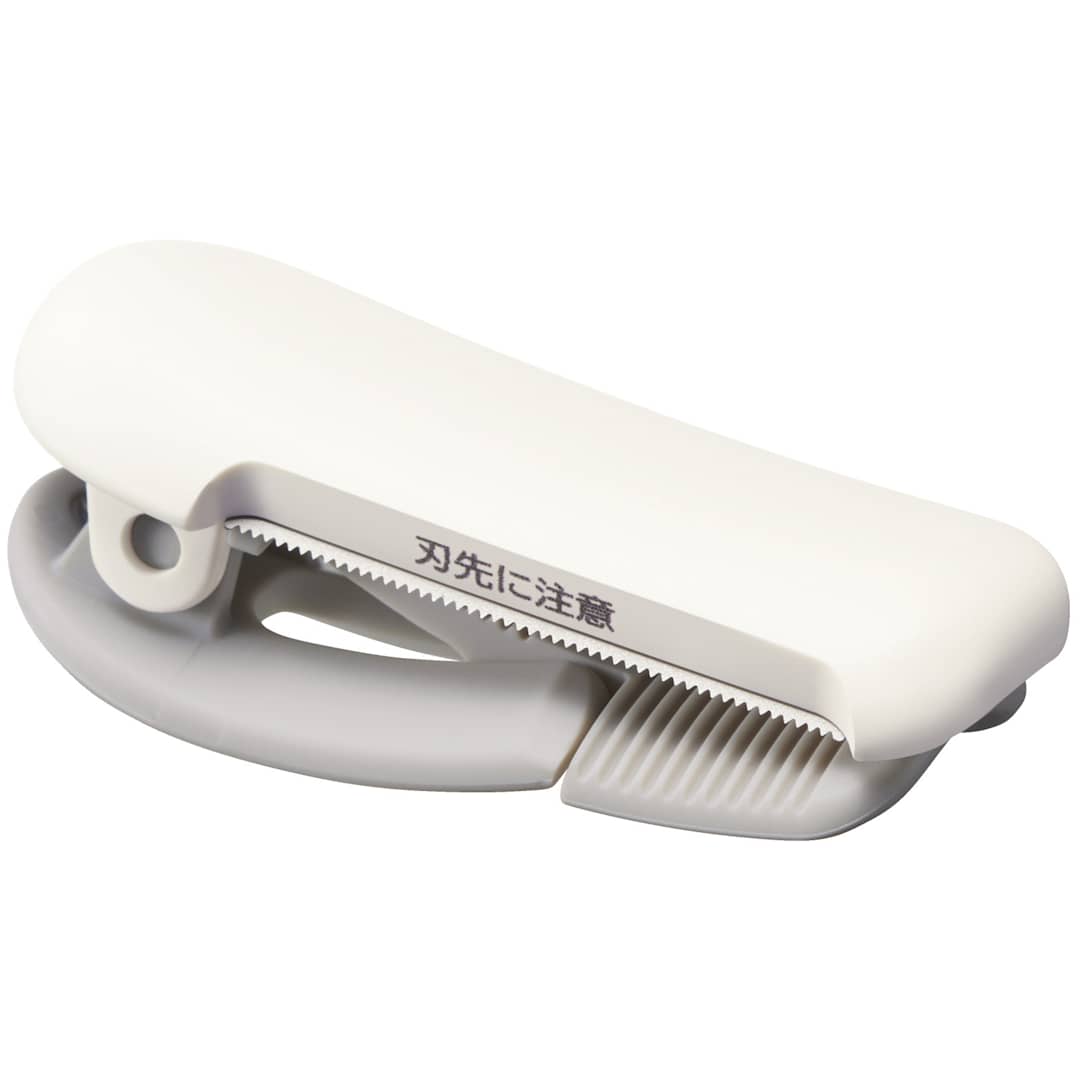 Open in modal - Kokuyo Karu Cut Masking Tape Cutters, White