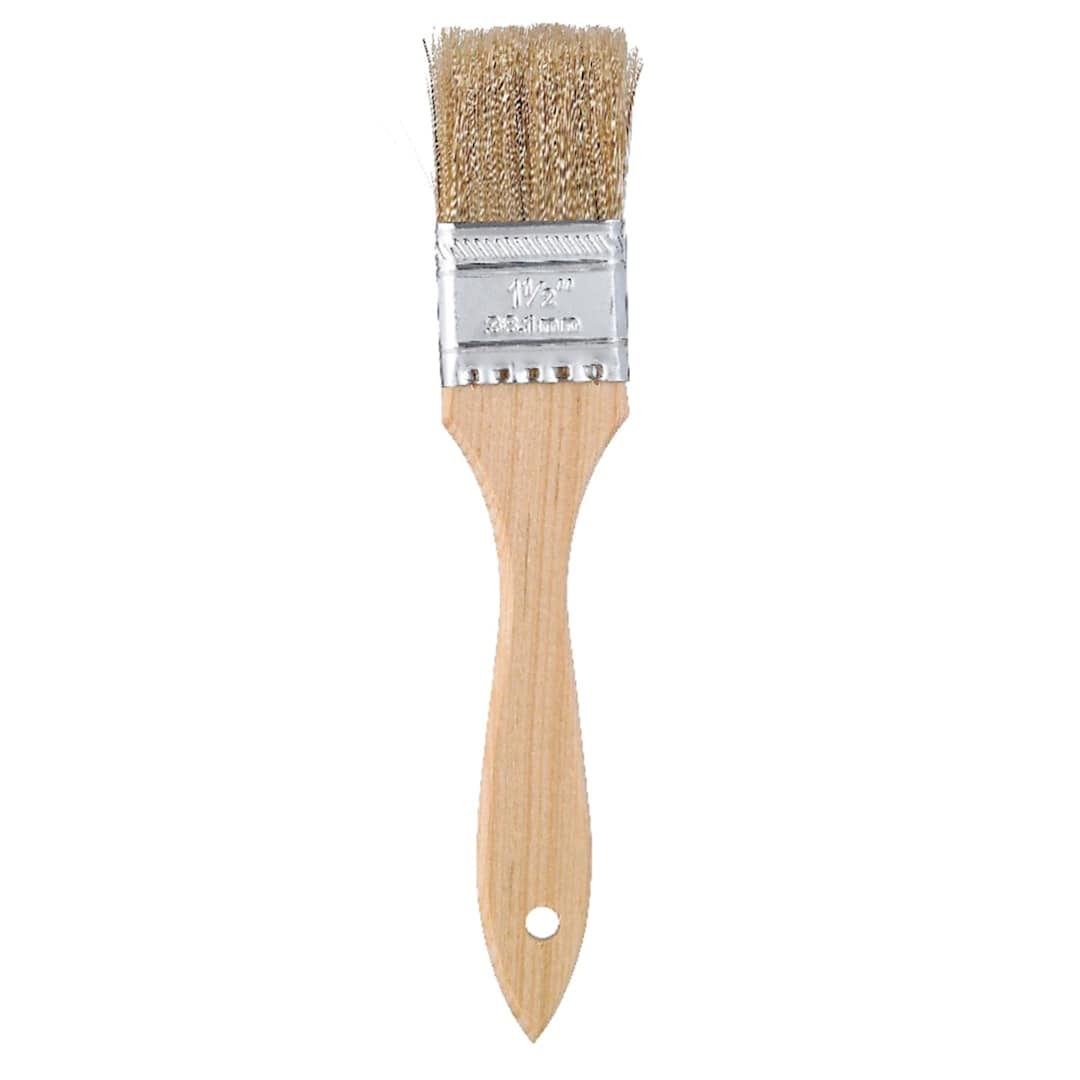 Open in modal - Linzer Varnish & Chip White Bristle Brush 1-1/2"