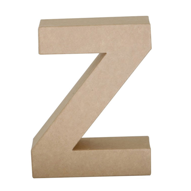 Open in modal - Paper Mache Letters & Numbers, Z