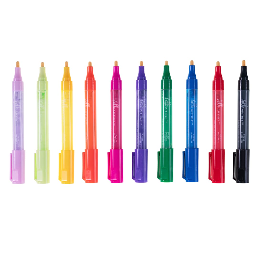Open in modal - Hello, Artist! Paint Marker Set of 10