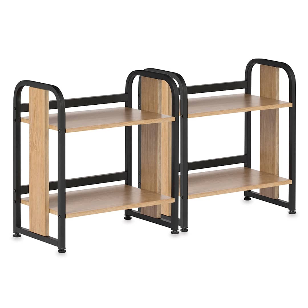 Open in modal - Studio Designs Ashwood Four-Shelf Bookcase