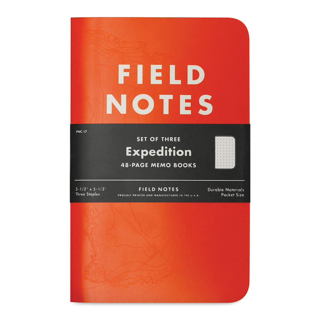 Open in modal - Field Notes Expedition Dot Grid Memo Notebooks - Dot Grid, 3-1/2" x 5-1/2", 48 Pages, front cover
