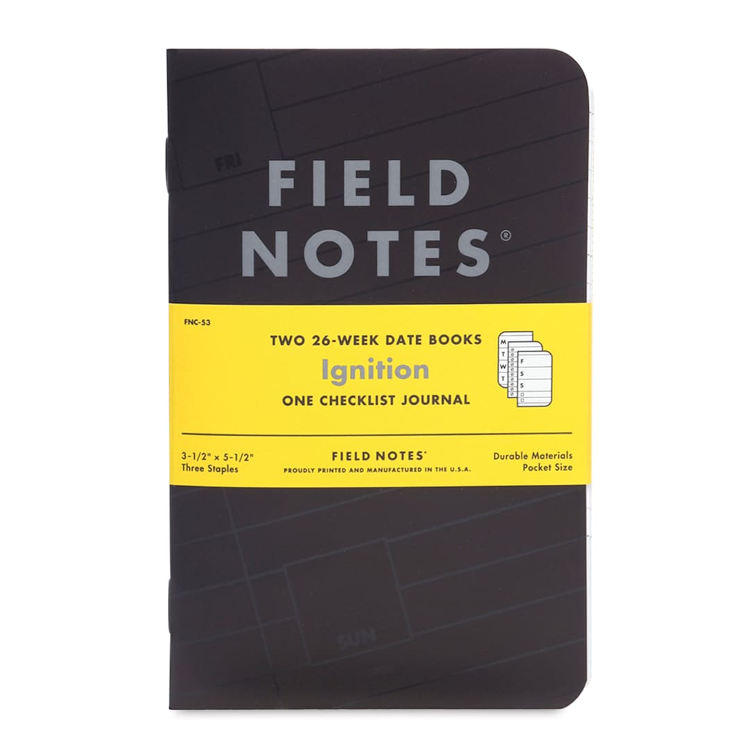 Open in modal - Field Notes Ignition Undated Pocket Planner Set, front cover