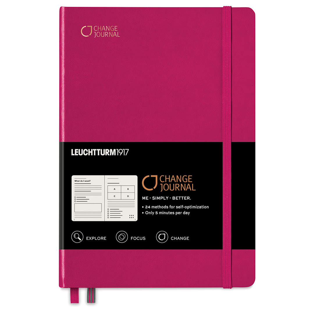 Open in modal - Leuchtturm1917 Change Journal - Berry, 5-3/4" x 8-1/4"