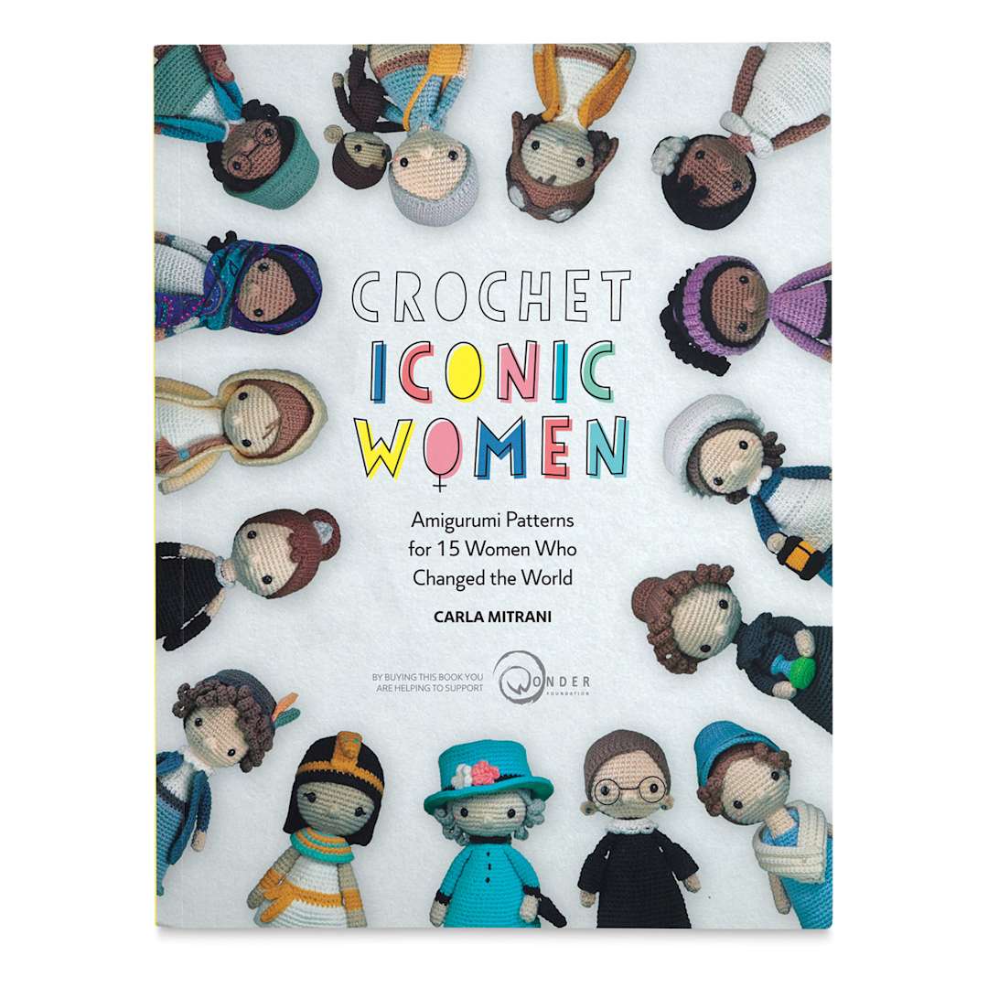 Open in modal - Crochet Iconic Women (book cover)