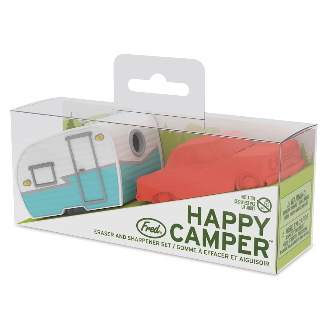 Open in modal - Fred Happy Camper Eraser and Sharpener Set (In packaging)