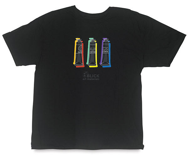 Open in modal - Blick Paint Tube T-shirts
