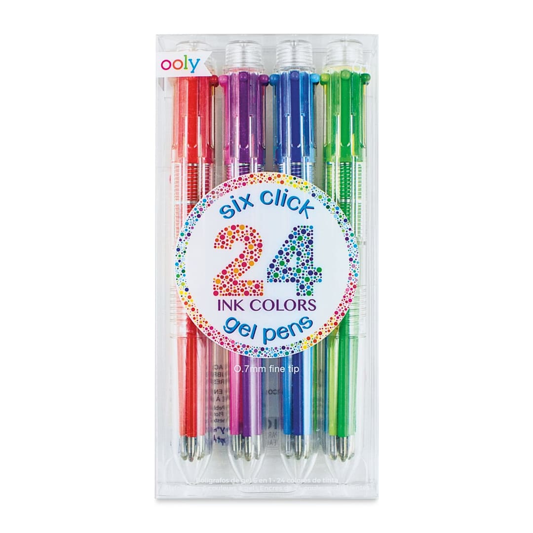 Open in modal - Ooly Six Click Multi Color Gel Pens