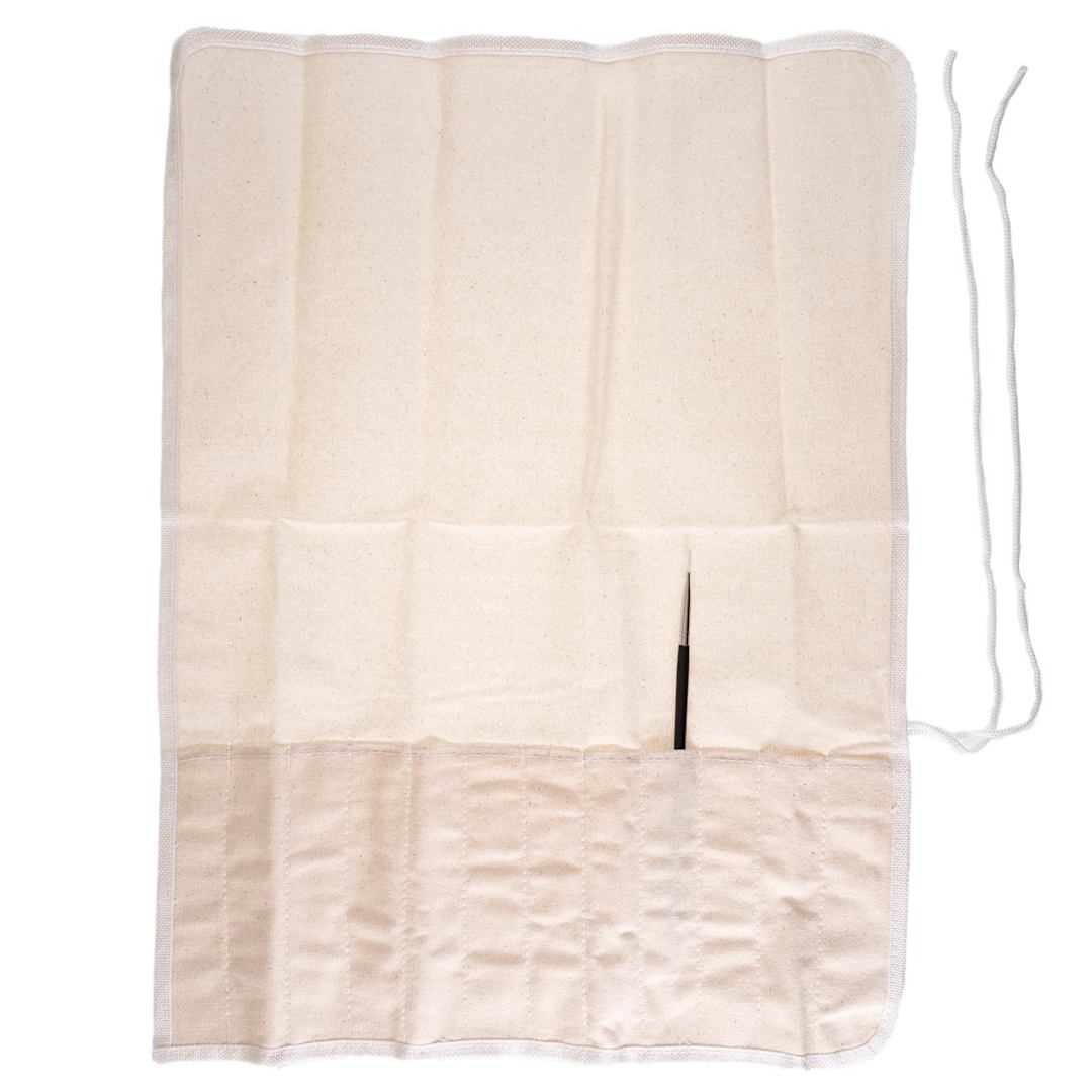 Open in modal - Canvas Brush Holder Holds 12 Brushes