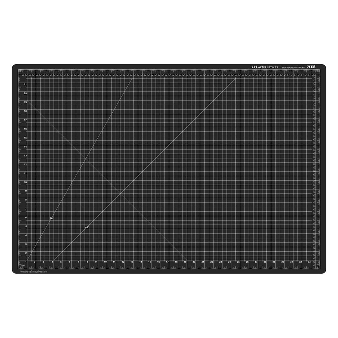 Open in modal - Self-Healing Cutting Mats 24 x 36 Double-Sided Green/Black