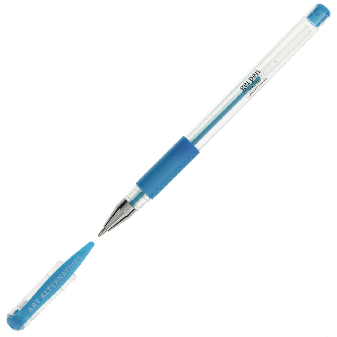 Open in modal - Gel Pen Metallic Sky Blue